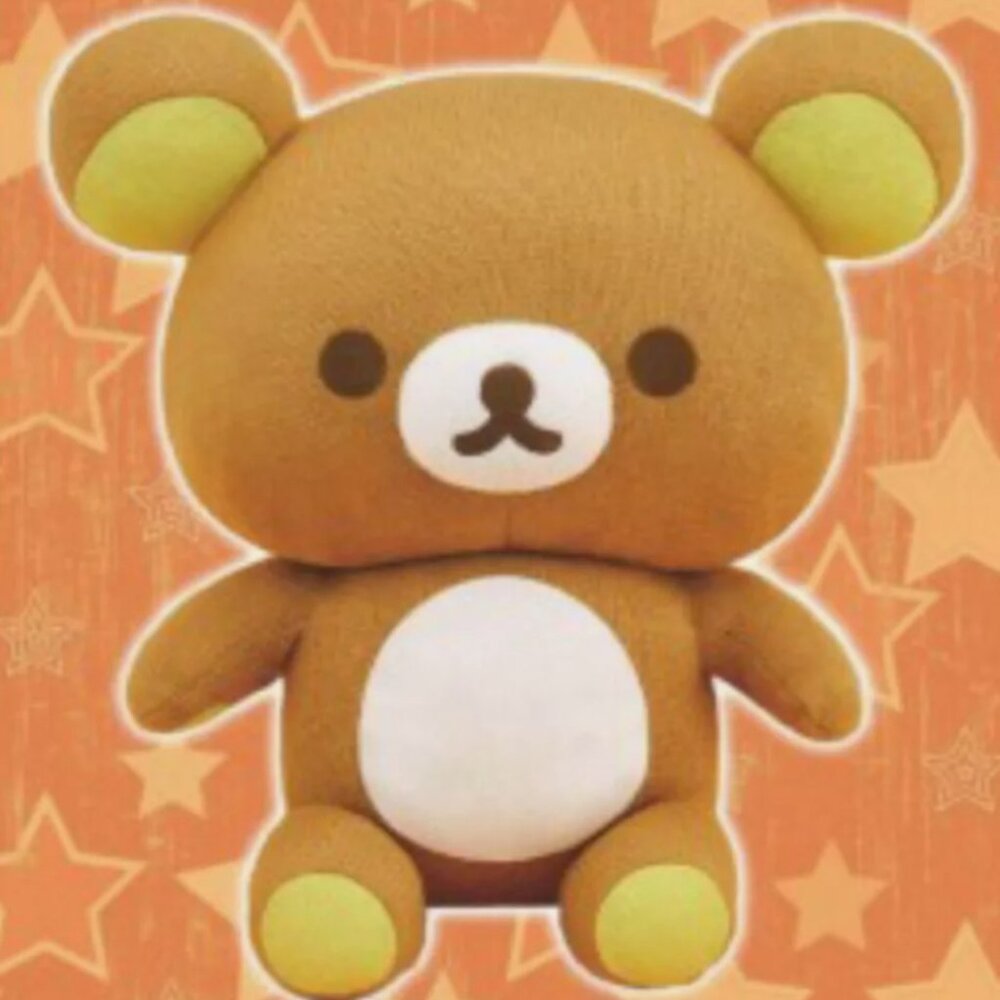 New San-x Large Rilakkuma Knitted Style Premium Plush Toreba Japan 42cm